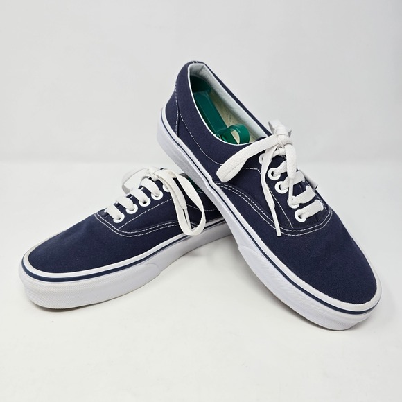 Vans Era Navy Blue Canvas Low Top Skate Sneakers Mens 6.5 721565 - Picture 9 of 16